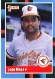 1988 Donruss Baseball Cards    601     Jose Mesa RC